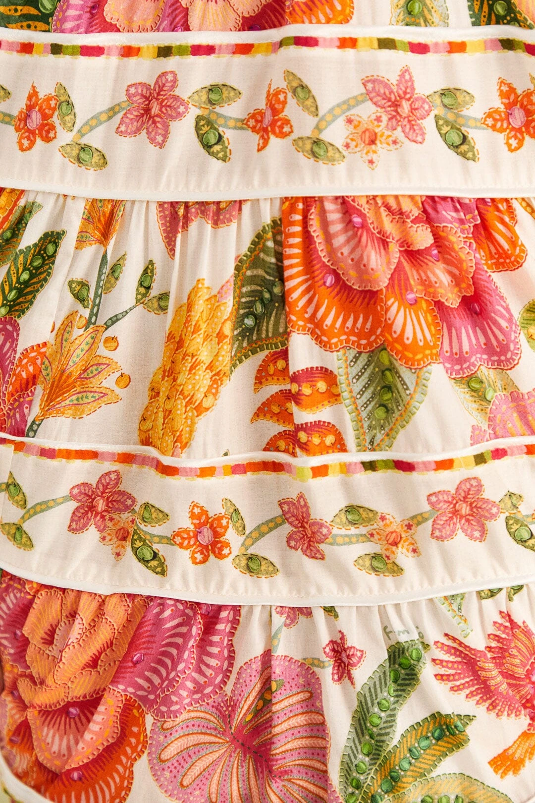 Farm Rio Off-White Macaw Bloom Mini Dress 7 Farm Rio Off-White Macaw Bloom Mini Dress - Image 5