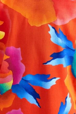 Farm Rio Red Ombre Chita T-Shirt Dress 12 Farm Rio Red Ombre Chita T-Shirt Dress -Farm Rio 309290 05