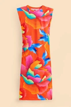 Farm Rio Red Ombre Chita T-Shirt Dress 13 Farm Rio Red Ombre Chita T-Shirt Dress -Farm Rio 309290 06