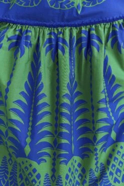 Farm Rio Blue Pineapple Love Organic Cotton Maxi Dress -Farm Rio 309303 05