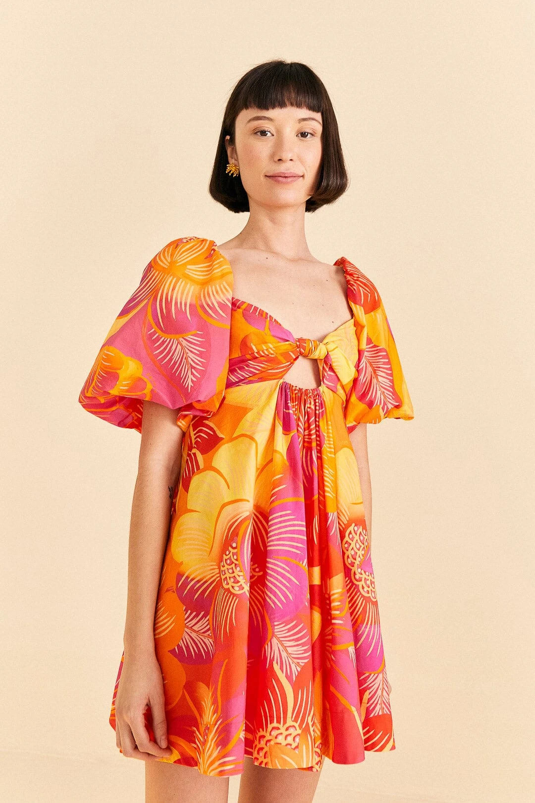 Farm Rio Summer Garden Ombre Mini Dress 3 Farm Rio Summer Garden Ombre Mini Dress