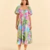 Farm Rio Beach Vibe Midi Dress -Farm Rio 309318 01