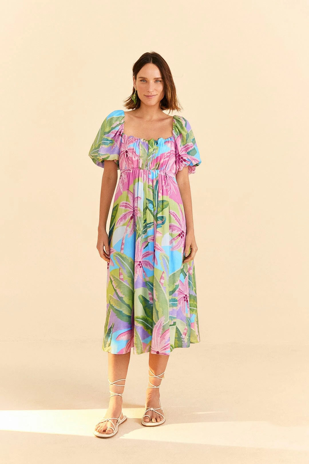 Farm Rio Beach Vibe Midi Dress 3 Farm Rio Beach Vibe Midi Dress