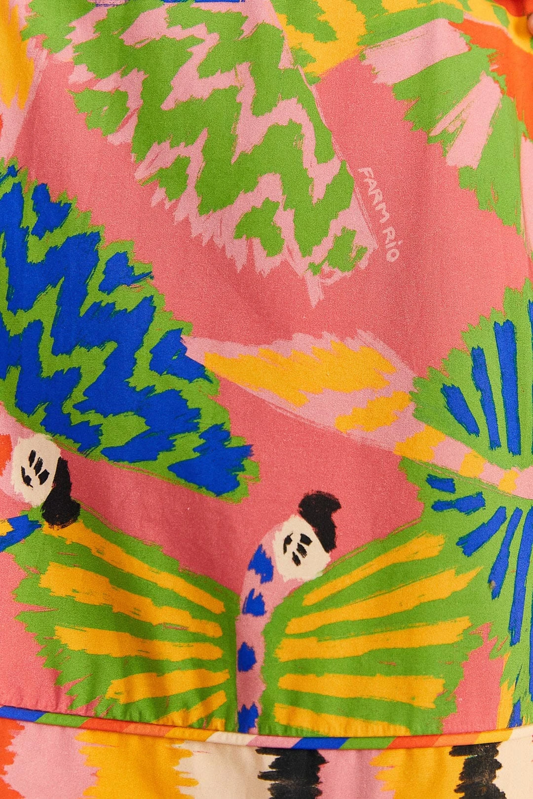 Farm Rio Coral Graphic Macaws Organic Cotton Mini Dress 7 Farm Rio Coral Graphic Macaws Organic Cotton Mini Dress - Image 5