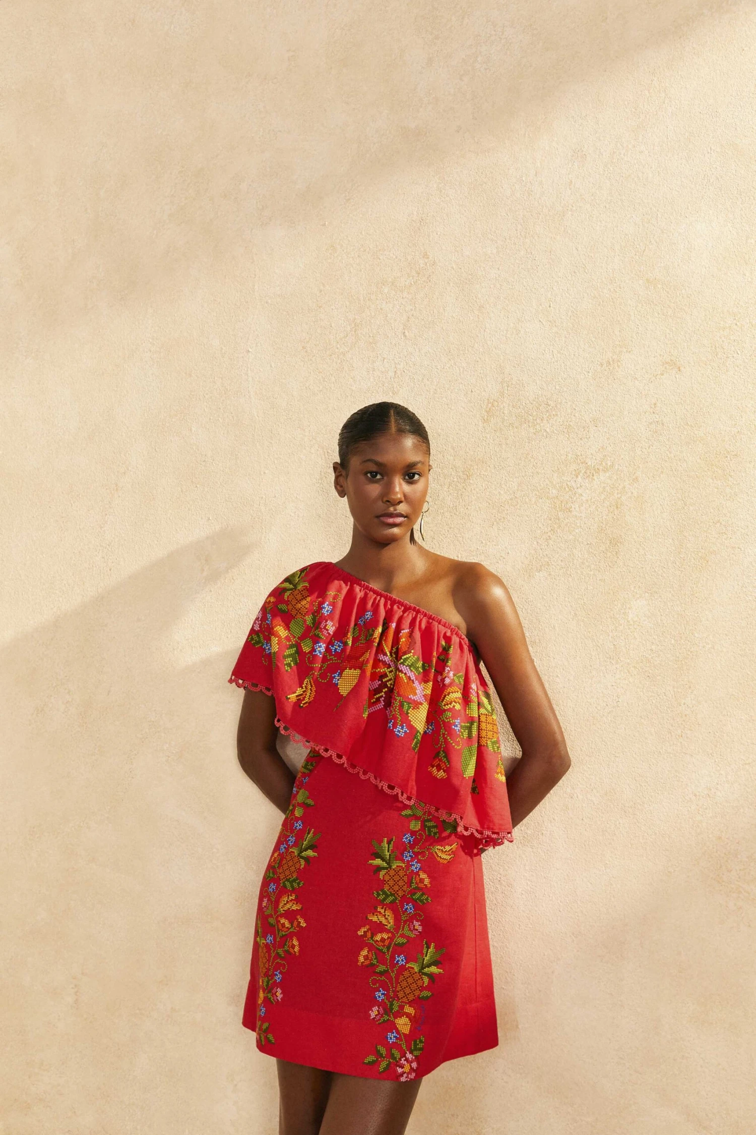 Farm Rio Red Tropical Romance Mini Dress 3 Farm Rio Red Tropical Romance Mini Dress