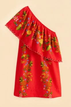 Farm Rio Red Tropical Romance Mini Dress 13 Farm Rio Red Tropical Romance Mini Dress -Farm Rio 309368 06