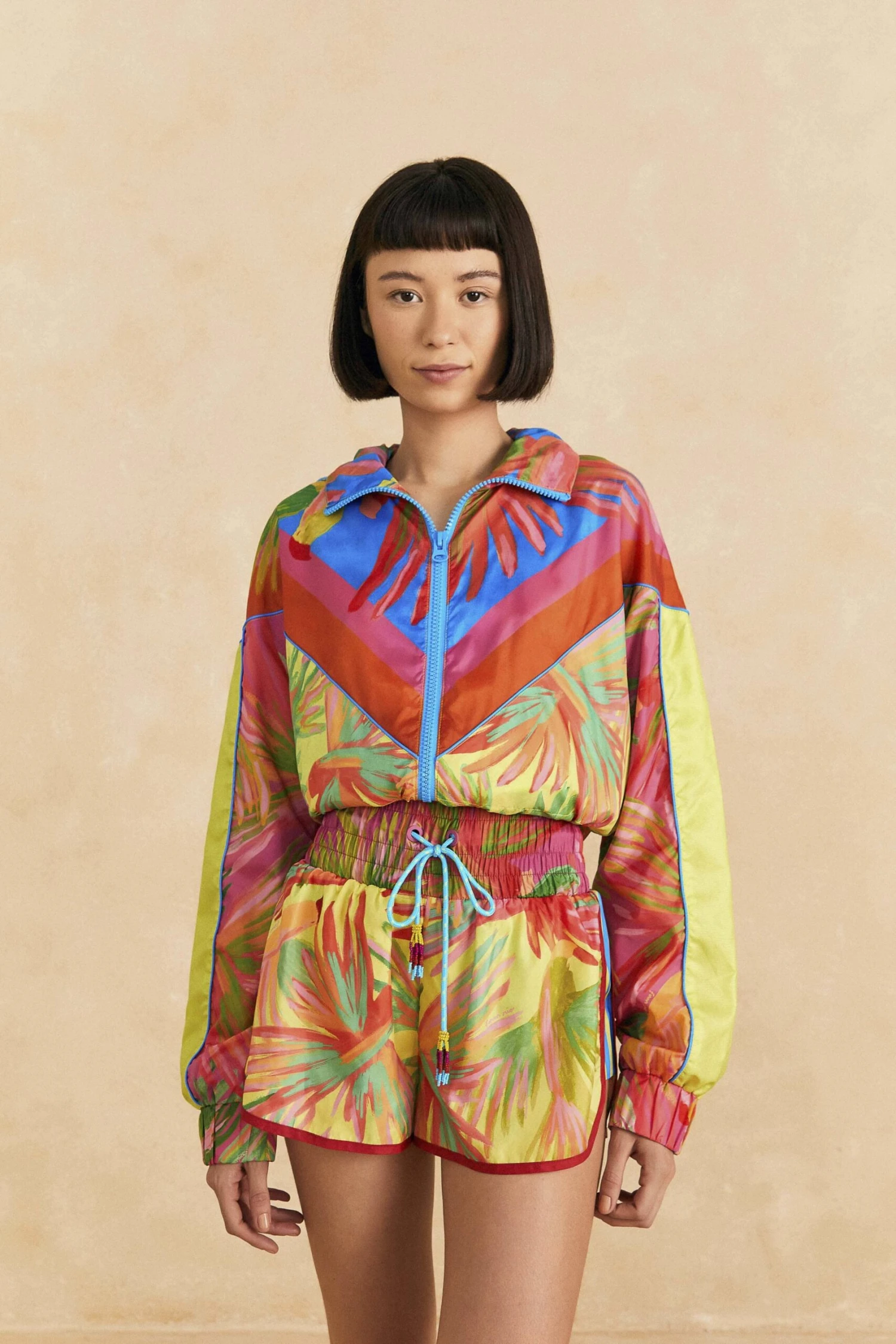 Farm Rio Lime Painted Birds Shorts 3 Farm Rio Lime Painted Birds Shorts