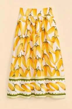 Farm Rio Off-White Peppers Maxi Skirt 13 Farm Rio Off-White Peppers Maxi Skirt -Farm Rio 309400 06