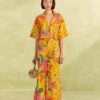Farm Rio Yellow Macaw Bloom Pants 2 Farm Rio Yellow Macaw Bloom Pants -Farm Rio 309404 01