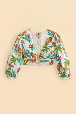 Farm Rio Tropical Paradise Crop Top -Farm Rio 309407 06