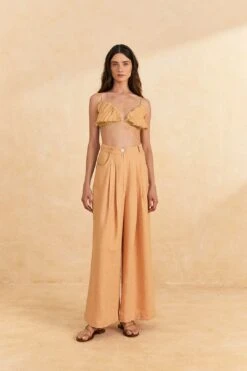 Farm Rio Beige Leaf Crop Top 8 Farm Rio Beige Leaf Crop Top -Farm Rio 309419 02