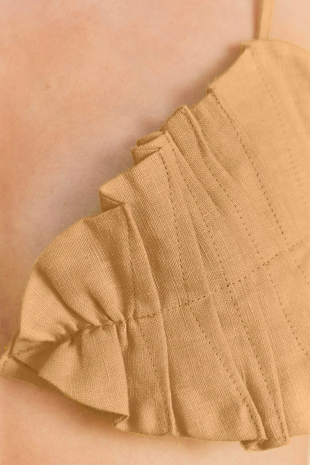 Farm Rio Beige Leaf Crop Top 7 Farm Rio Beige Leaf Crop Top - Image 5