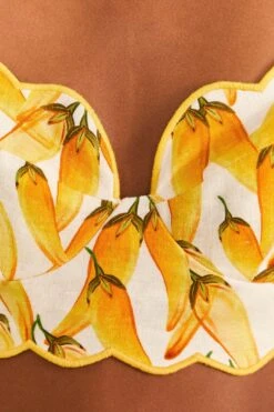 Farm Rio Off-White Peppers Top -Farm Rio 309434 05