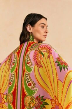 Farm Rio Beach Toucans Scarf Lenzing™ Ecovero™ Viscose Kimono 10 Farm Rio Beach Toucans Scarf Lenzing™ Ecovero™ Viscose Kimono -Farm Rio 309436 03