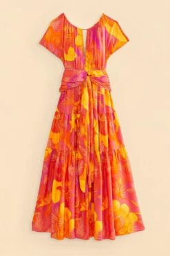 Farm Rio Summer Garden Ombre Lenzing™ Ecovero™ Viscose Maxi Dress 13 Farm Rio Summer Garden Ombre Lenzing™ Ecovero™ Viscose Maxi Dress -Farm Rio 309451 06