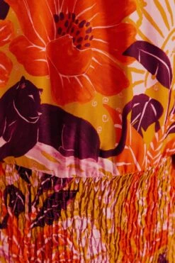 Farm Rio Beige Jungle Panther Lenzing™ Ecovero™ Viscose Mini Dress 12 Farm Rio Beige Jungle Panther Lenzing™ Ecovero™ Viscose Mini Dress -Farm Rio 309469 05