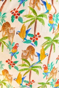 Farm Rio Tropical Paradise One Shoulder Midi Dress 11 Farm Rio Tropical Paradise One Shoulder Midi Dress -Farm Rio 309497 05