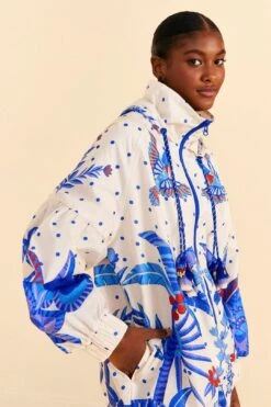 Farm Rio Off-White Jungle Chic Jacket