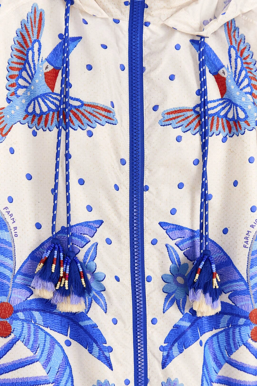 Farm Rio Off-White Jungle Chic Jacket 6 Farm Rio Off-White Jungle Chic Jacket - Image 5