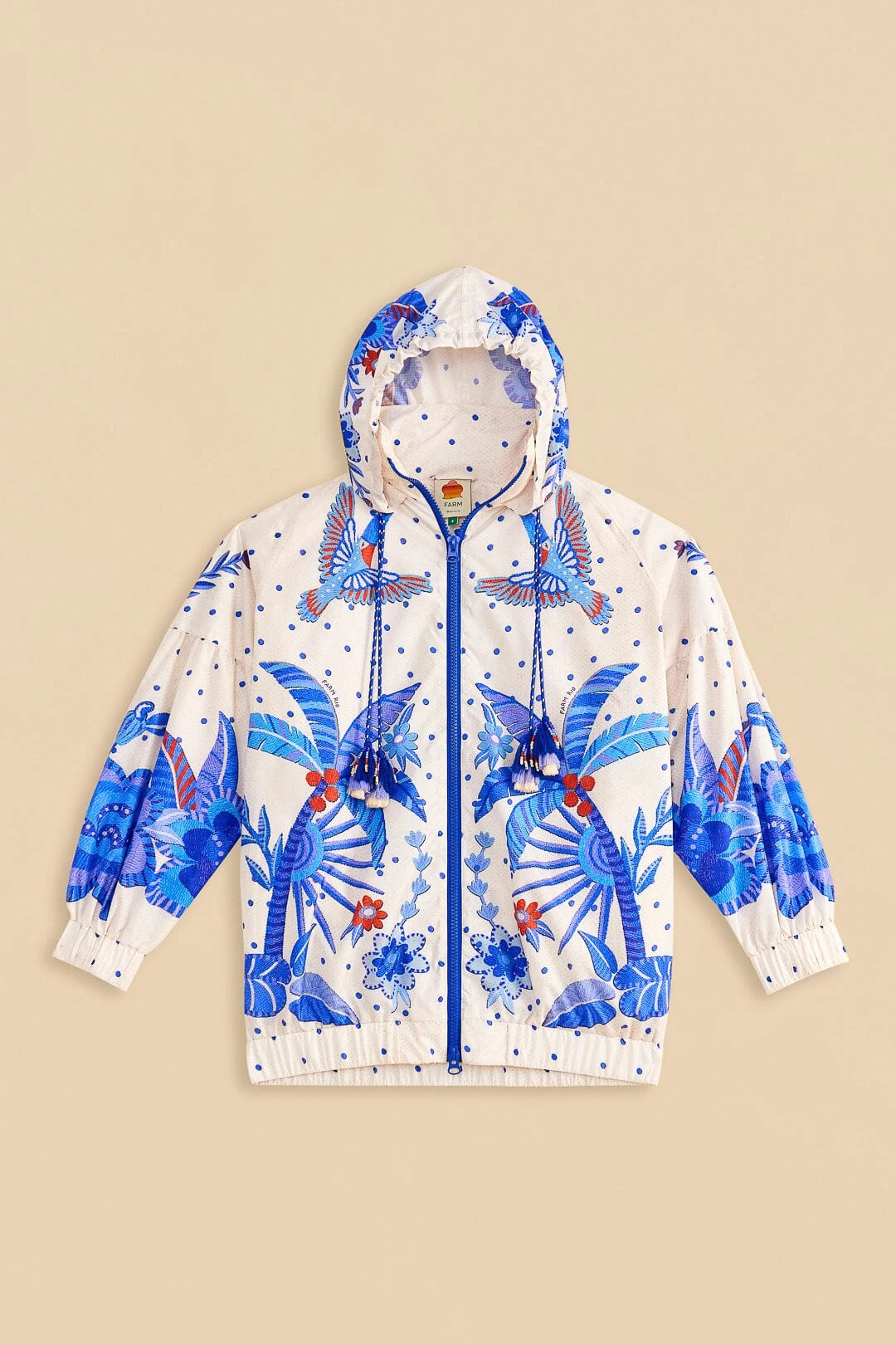 Farm Rio Off-White Jungle Chic Jacket 7 Farm Rio Off-White Jungle Chic Jacket - Image 6