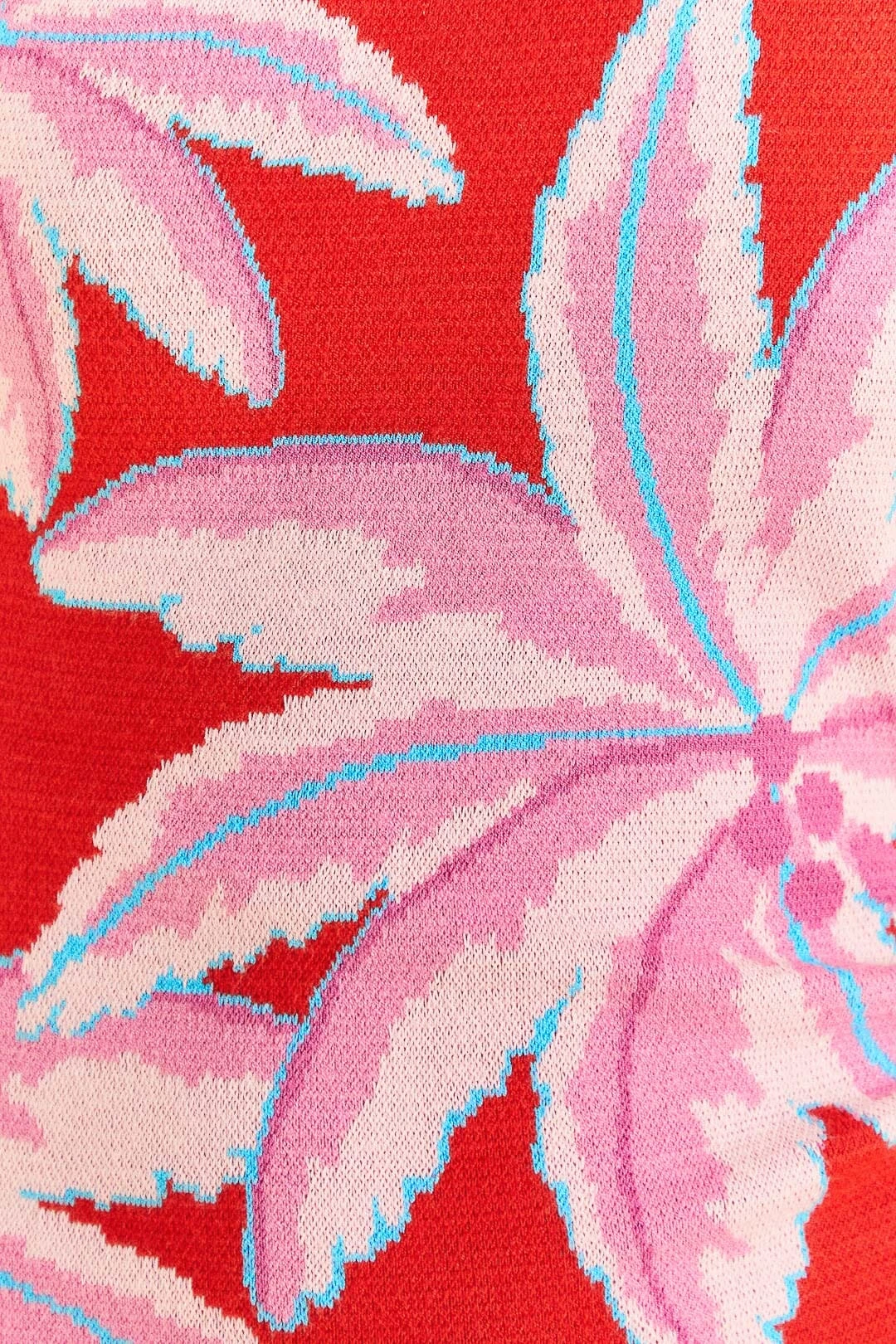 Farm Rio Red Coconut Tree Knit Dress 7 Farm Rio Red Coconut Tree Knit Dress - Image 5