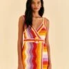 Farm Rio Multi Stripes Crochet Dress 2 Farm Rio Multi Stripes Crochet Dress -Farm Rio 309551 01