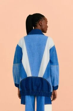 Farm Rio Patchwork Denim Jacket 9 Farm Rio Patchwork Denim Jacket -Farm Rio 309569 03
