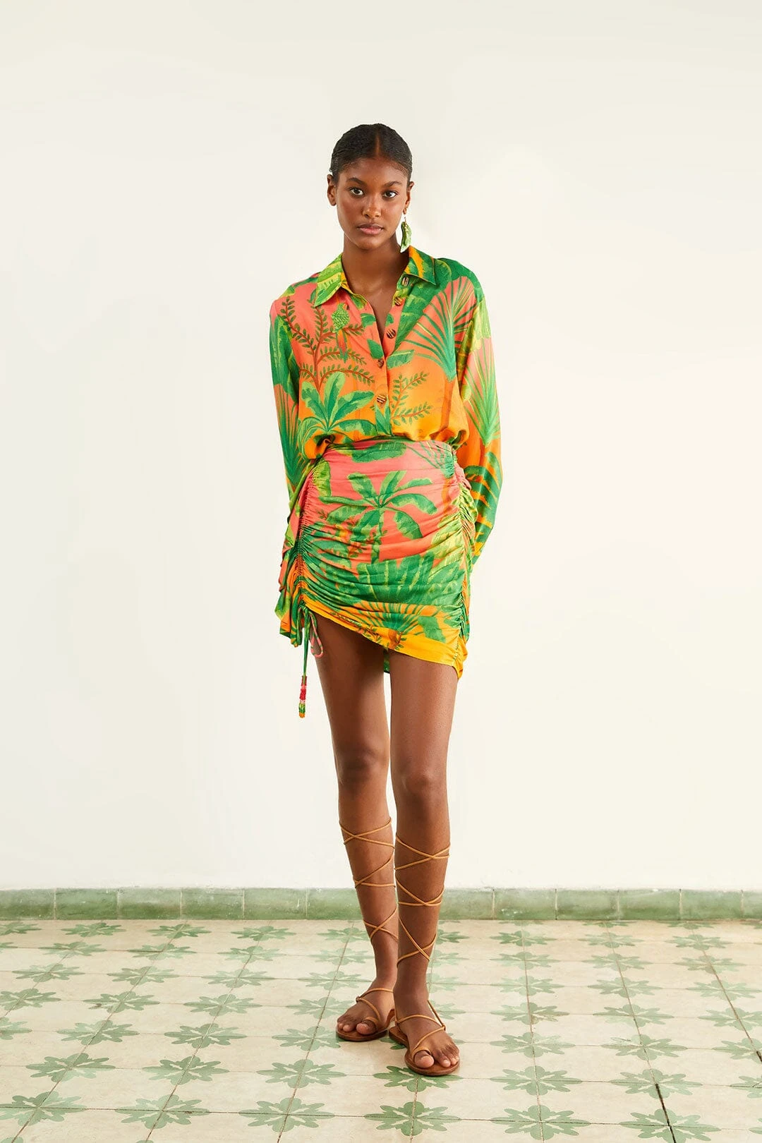 Farm Rio Sunrise Scenario Lenzing™ Ecovero™ Viscose Shirt 3 Farm Rio Sunrise Scenario Lenzing™ Ecovero™ Viscose Shirt