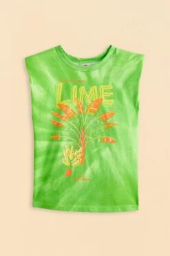 Farm Rio Green Lime Bananas Organic Cotton T-Shirt -Farm Rio 309576 05