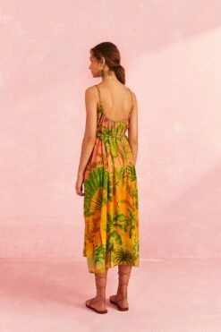 Farm Rio Sunrise Scenario Halter Dress 10 Farm Rio Sunrise Scenario Halter Dress -Farm Rio 309579 04