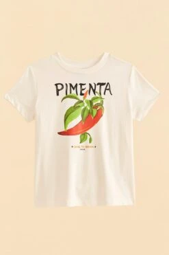 Farm Rio Off-White Peppers Organic Cotton T-shirt 11 Farm Rio Off-White Peppers Organic Cotton T-shirt -Farm Rio 309585 05
