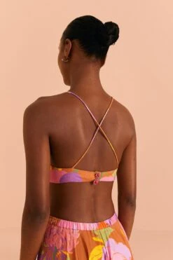 Farm Rio Embroidered Flower Top Maxi Dress -Farm Rio 309596 05