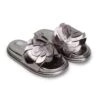 Farm Rio Metallic Silver Monstera Anatomic Slide Sandal 1 Farm Rio Metallic Silver Monstera Anatomic Slide Sandal -Farm Rio 309855 01