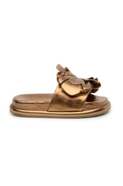 Farm Rio Bronze Monstera Anatomic Slide Sandal -Farm Rio 309856 03