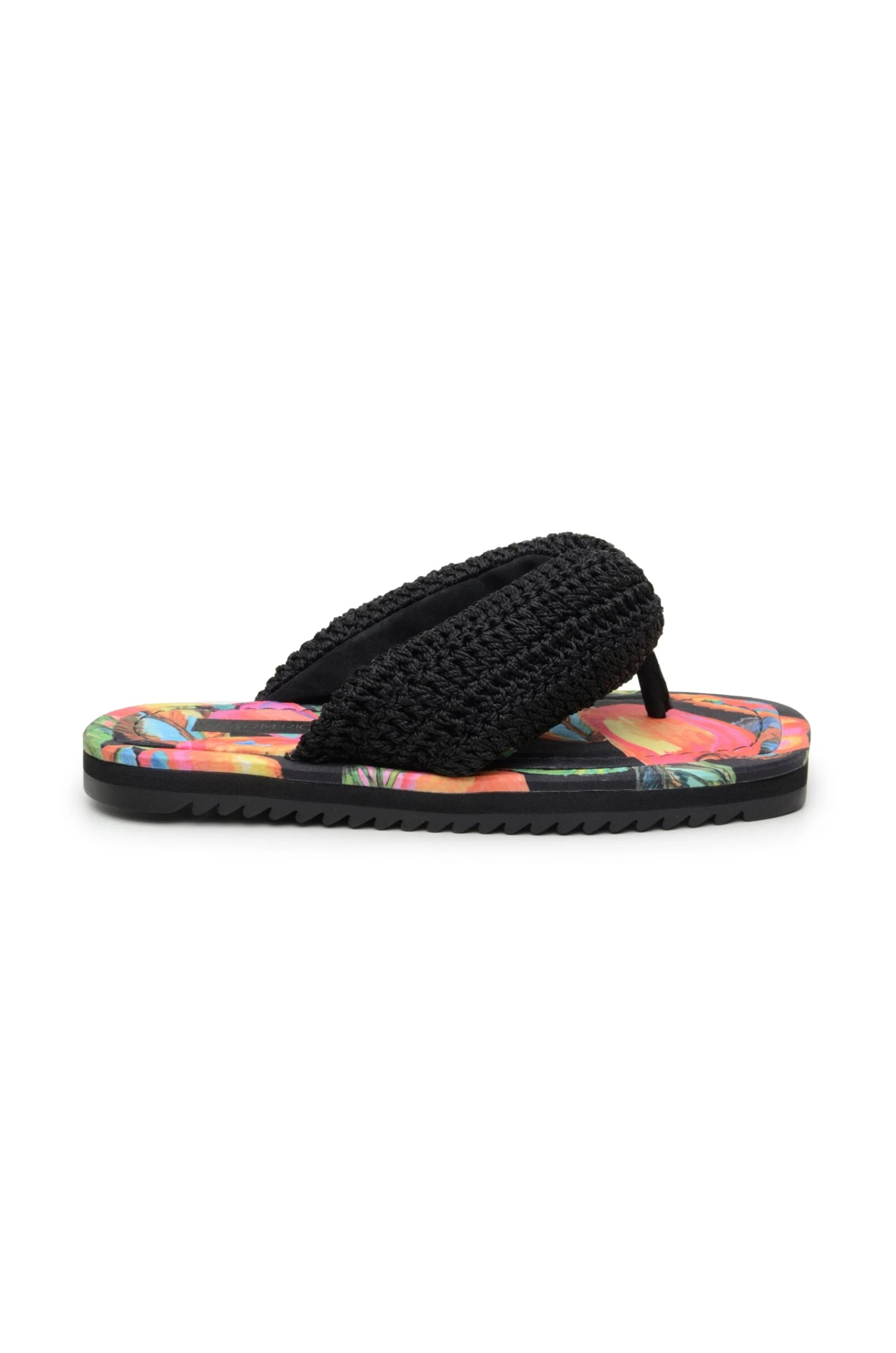 Farm Rio Cashew Crochet Puffy Flip Flop 5 Farm Rio Cashew Crochet Puffy Flip Flop - Image 3