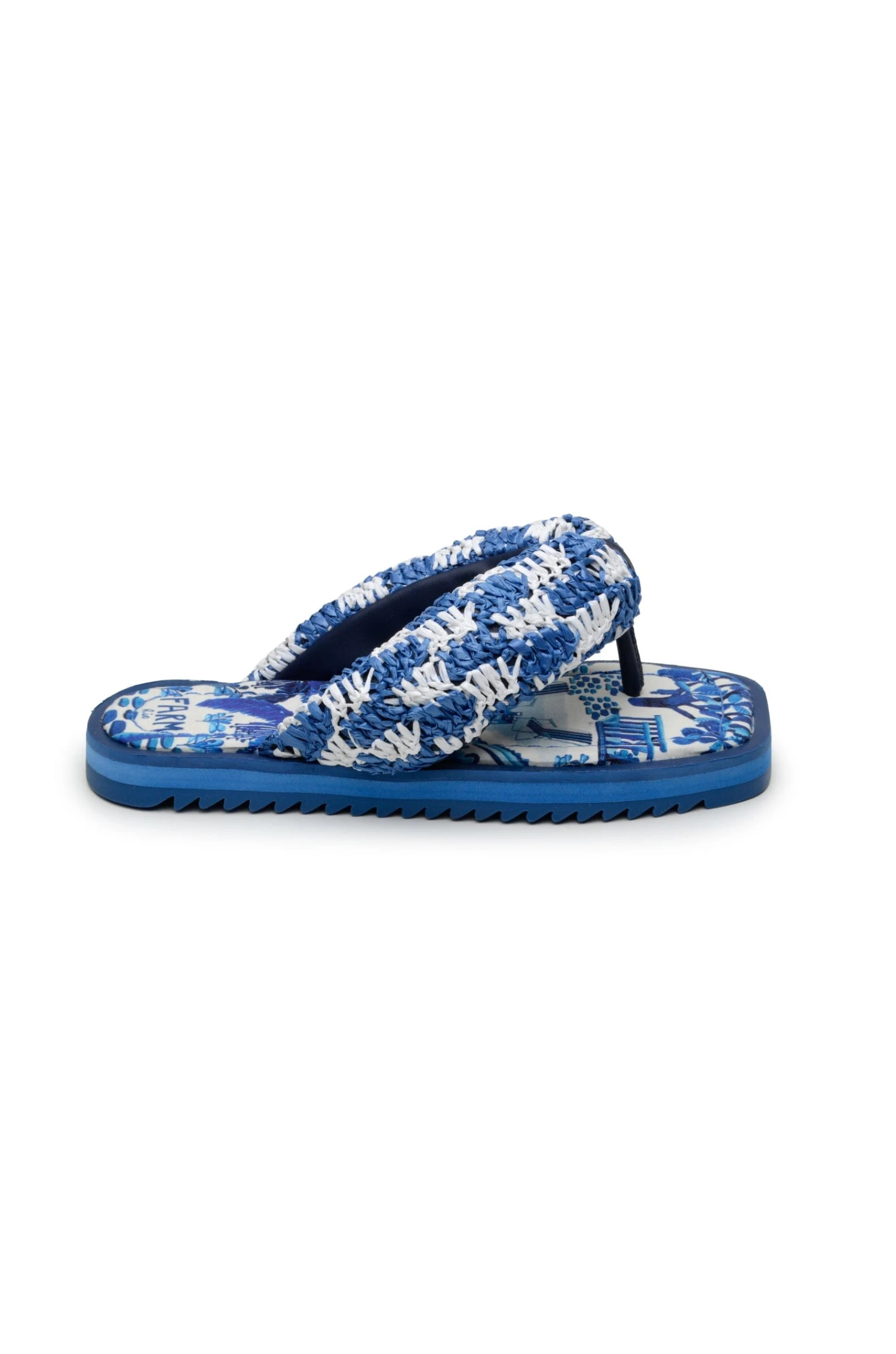 Farm Rio Sweet Rio Raffia Puffy Flip Flop 5 Farm Rio Sweet Rio Raffia Puffy Flip Flop - Image 3