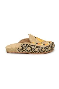Farm Rio Raffia Embroidered Clog Mule -Farm Rio 309877 03