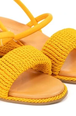 Farm Rio Yellow Wedge Espadrille Sandal -Farm Rio 309906 02