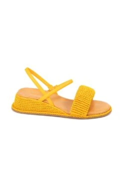Farm Rio Yellow Wedge Espadrille Sandal -Farm Rio 309906 03