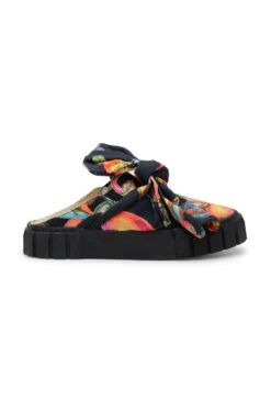 Farm Rio Black Cashew Mule Sneaker With Bow -Farm Rio 309931 03