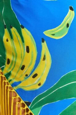 Farm Rio Blue Banana Leaves Sarong -Farm Rio 310568 06