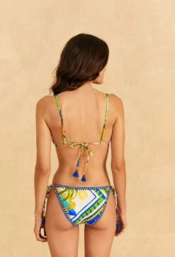 Farm Rio Bahia Mixed Scarves Triangle Bikini Top -Farm Rio 310569 03