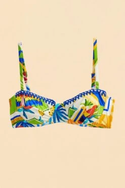 Farm Rio Bahia Mixed Scarves Underwire Bikini Top 11 Farm Rio Bahia Mixed Scarves Underwire Bikini Top -Farm Rio 310572 05