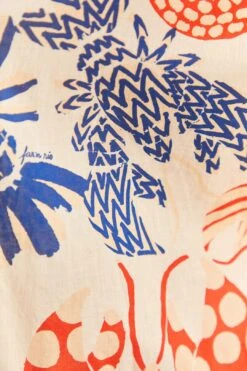 Farm Rio Off-White Mixed Lobster Shirt -Farm Rio 310586 05