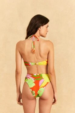 Farm Rio Red Neon Floral Bikini Bottom 8 Farm Rio Red Neon Floral Bikini Bottom -Farm Rio 310592 03