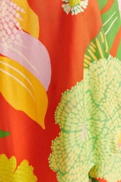 Farm Rio Red Neon Floral Kimono -Farm Rio 310593 05