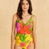 Farm Rio Romantic Garden Double One-Piece Swimsuit 1 Farm Rio Romantic Garden Double One-Piece Swimsuit -Farm Rio 310597 01