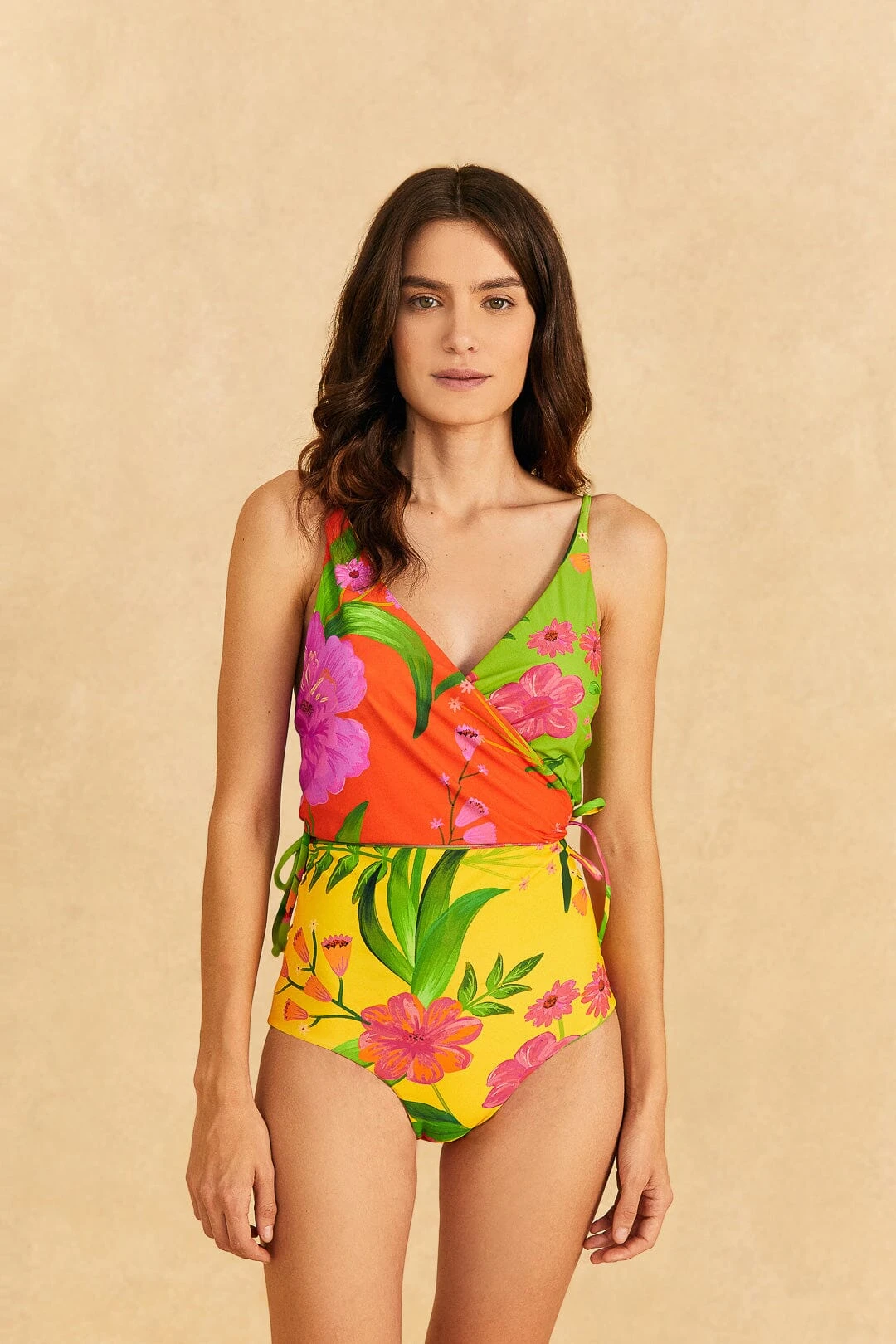 Farm Rio Romantic Garden Double One-Piece Swimsuit 3 Farm Rio Romantic Garden Double One-Piece Swimsuit