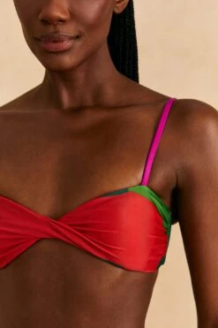 Farm Rio Colorful Leaves Bikini Top -Farm Rio 310630 03