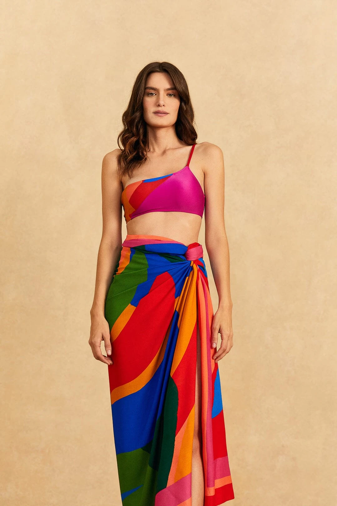 Farm Rio Colorful Leaves Sarong 4 Farm Rio Colorful Leaves Sarong - Image 2